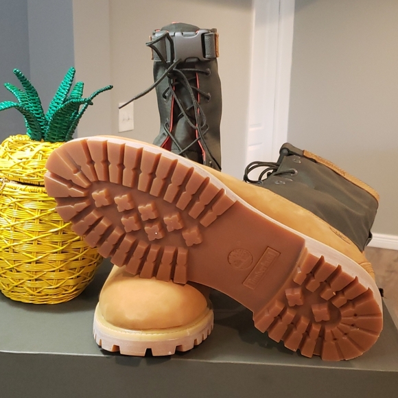 Timberland 6" Premium Gaiter Boot Wheat Nubuck - Picture 5 of 6